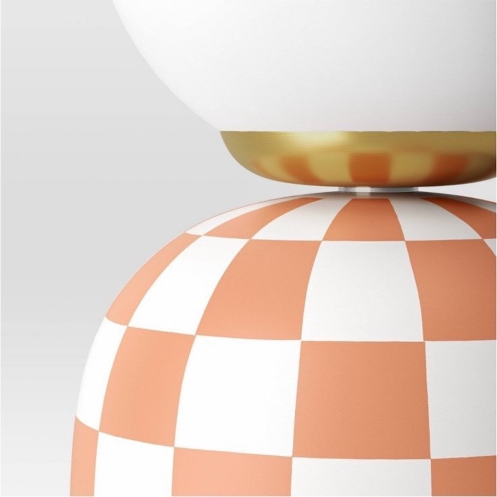 Checkered Ambient Globe Light Versatile
Rust - Room Essentials - Picture 3 of 9